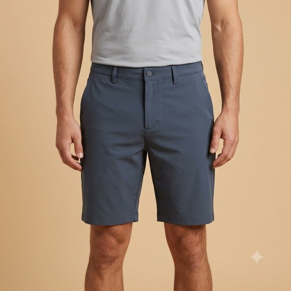Kyodan Golf Shorts Mens 38 Navy Blue 4-Way Stretch Performance Tech Active